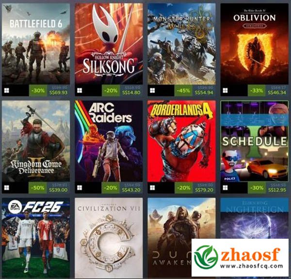 Steam年度畅销榜