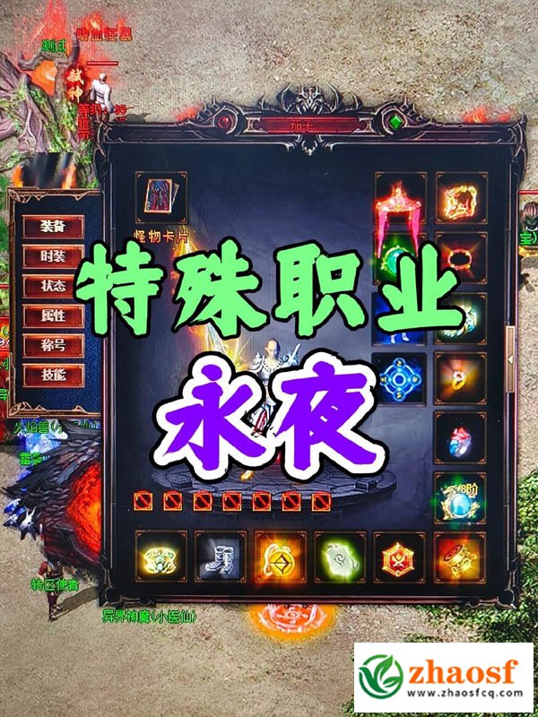 传奇新职业